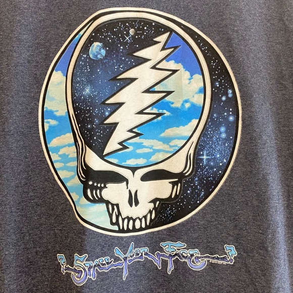 Grateful Dead Space Your Face Adult T-Shirt 2XLT - Picture 2 of 5